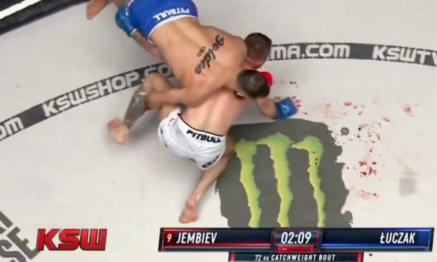 Golden CBD sponsoring KSW MMA combat Jembiev